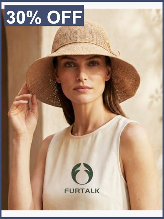 Foldable Packable Sun Hat with Wide Brim main image 4